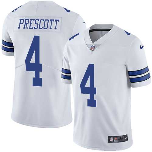 Nike Dallas Cowboys #4 Dak Prescott White NFL Vapor Untouchable Limited Jersey,We sell and wholesale Nike Dallas Cowboys #4 Dak Prescott White NFL Vapor Untouchable Limited Jersey on line form chian!